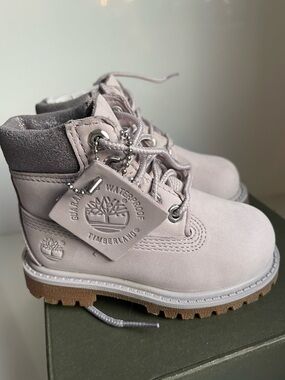 Timberland toddler 5 6in Waterproof Nubuck Premium Boots NWT